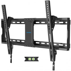 Tilting TV Wall Mount for 37-90 Inch TVs, Low Profile, Fits 16″, 18″, 24″ Stud ...