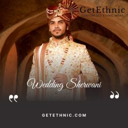 Traditional Indian Wedding Sherwani for the Modern Groom
