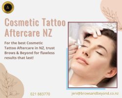 Aid your skin in its healing with our Cosmetic Tattoo Aftercare NZ