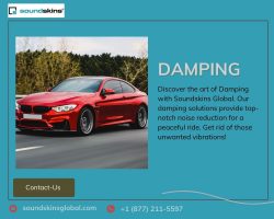 Consider sound damping if you are unhappy with how your car sounds on the road