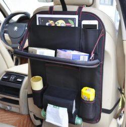 YF-1702 Foldable Car Seat Back Bag With Small Table