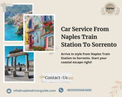 Go for Car service from Naples train station to Sorrento and travel easily
