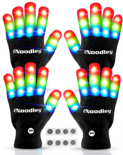 Buy multicolor Gloves With Lights