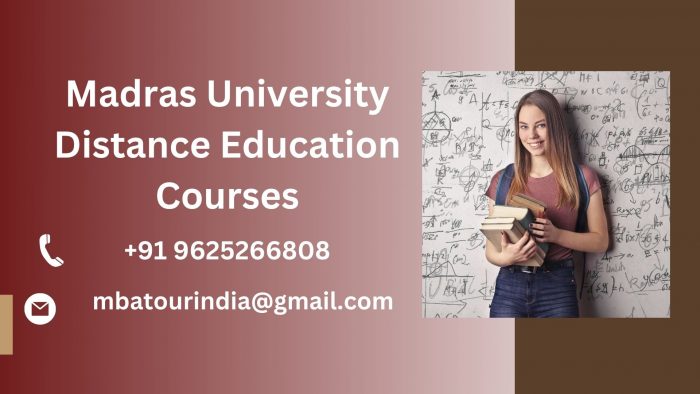 Madras University Distance Education Courses