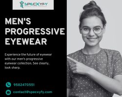 Men’s Progressive Eyewear – Buy Eyewear Stylez Blue Cut Progressive Glasses at Specxyfy