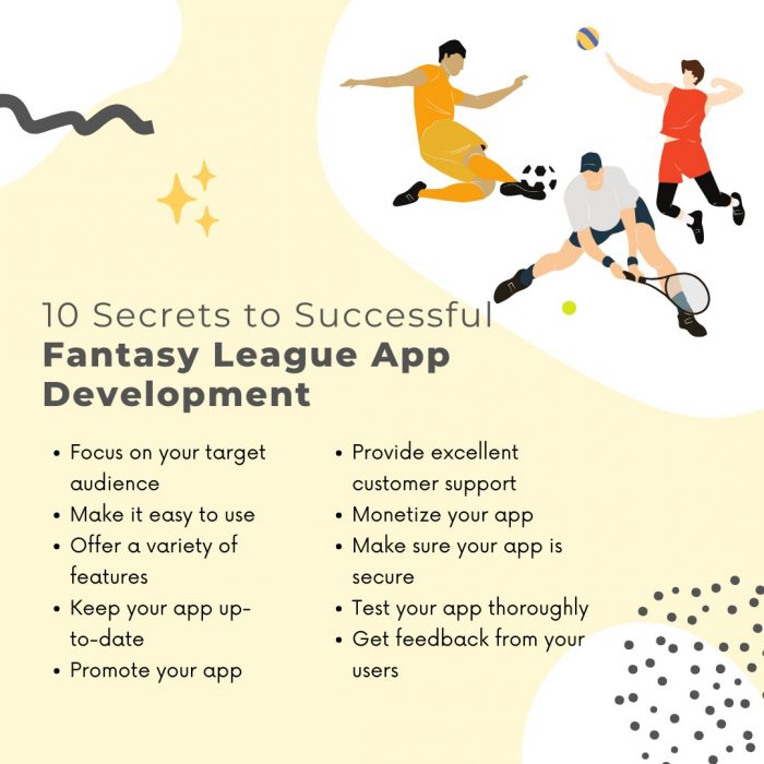 10 Secrets to Successful Fantasy League App Development