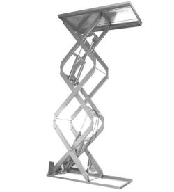 Stainless Steel Triple Scissors Lift Tables