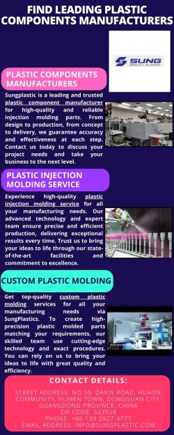 Trusted Plastic Components Manufacturers For Reliable Solutions