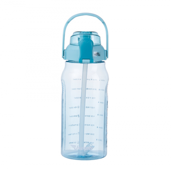 Portable Plastic Flip Lid Water Bottle