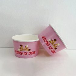 The Shape of The Ice Cream Packaging Cup