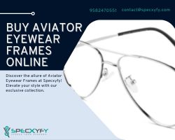 Aviator Eyewear Frames Online – Elevate Your Style with Specxyfy