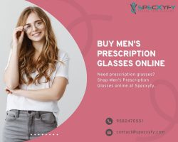 Shop Men’s Prescription Glasses Online at Specxyfy – Enhance Your Vision in Style
