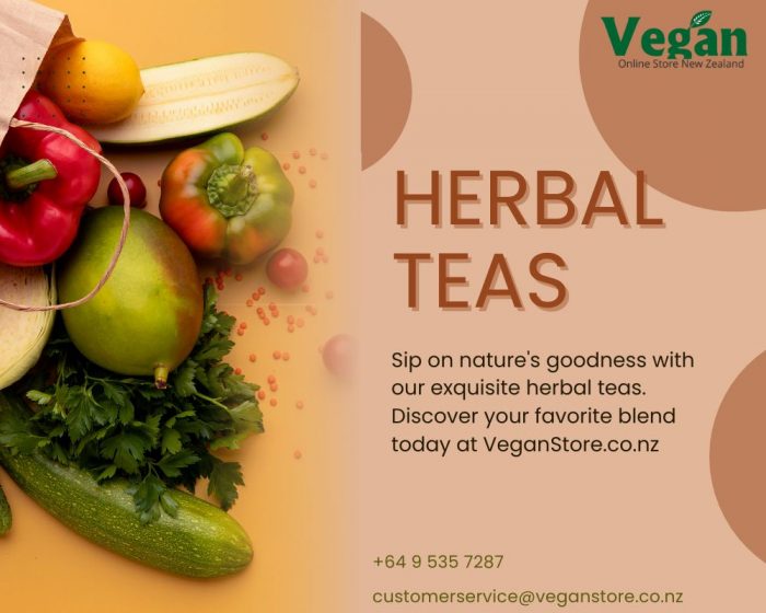 Discover the Delight of Herbal Teas at VeganStore