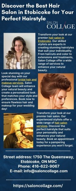 Transform Your hair at the Best Hair Salon in Etobicoke