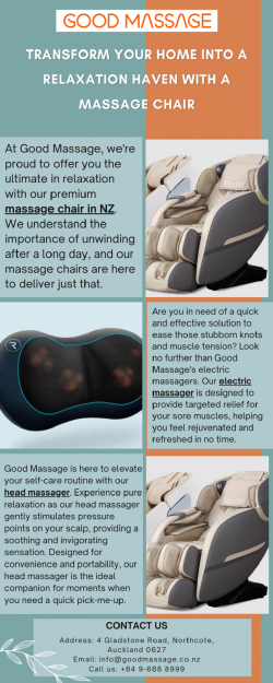Transform Your Home Into A Relaxation Haven With A Massage Chair