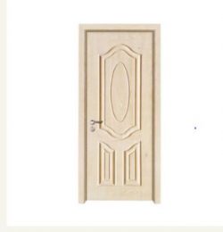 PVC Molded Bathroom Front Door Interior Wood Door