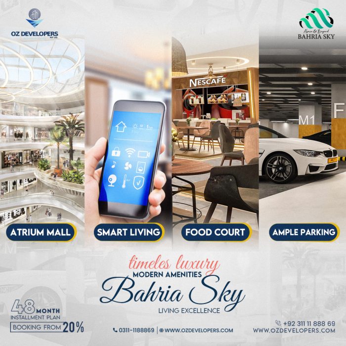 Bahria Sky: Amenities and Luxury Living at Bahria Orchard