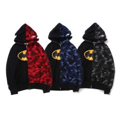 BAPE x XO Camouflage Red Hoodie Suit