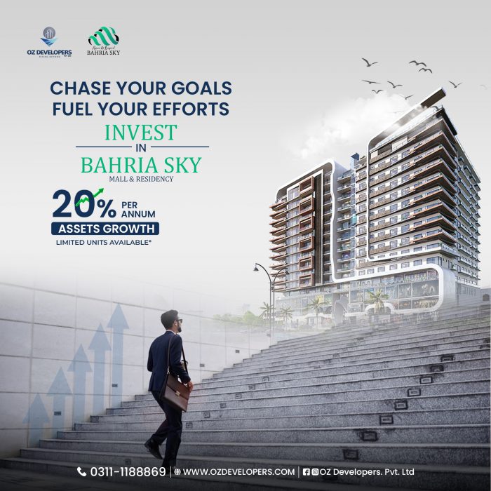 INVEST IN BAHRIA SKY 20% PER ANNUM GROWTH