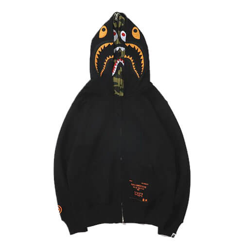 BAPE x Undefeated Black Winter Hoodie