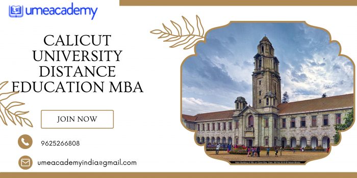 Calicut University Distance Education MBA