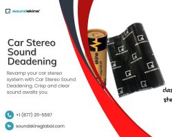 Car Stereo Sound Deadening material smooths the quality of car audio