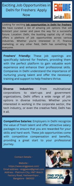 Exciting Job Opportunities in Delhi for Freshers: Apply Now