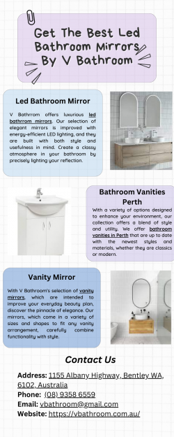 Get The Best Led Bathroom Mirrors By V Bathroom