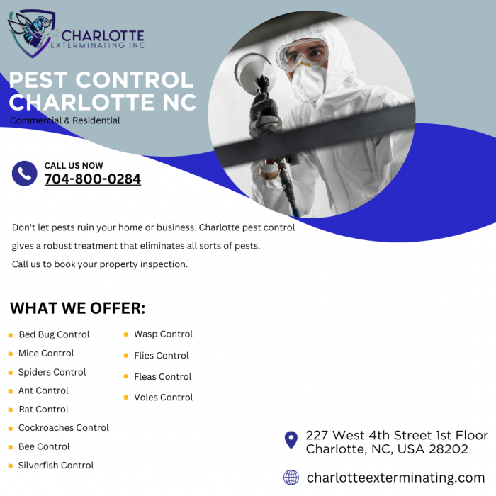 Silverfish Control Services in Charlotte