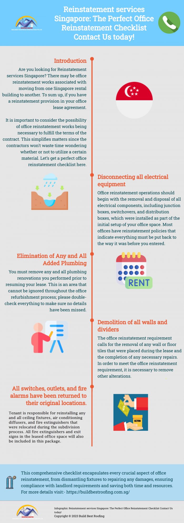 Reinstatement services Singapore The Perfect Office Reinstatement Checklist