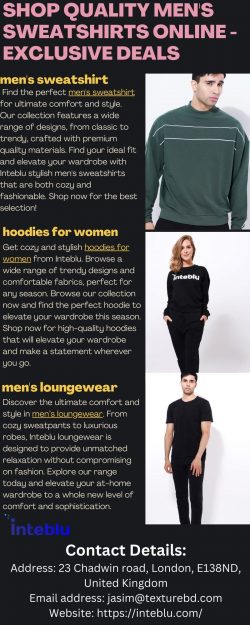 Find Your Perfect Men’s Sweatshirts Today