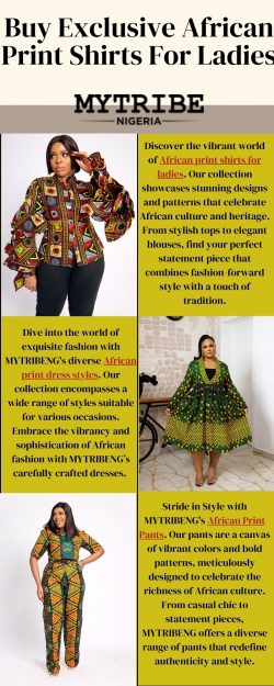 Stylish African Print Shirts For Fashion-Forward Ladies