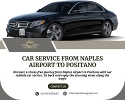 Car Service from Naples Airport to Positano at your desired time