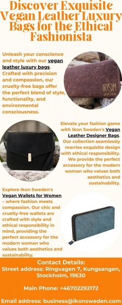 Elevate Your Style with Sustainable Vegan Leather Luxury Bags