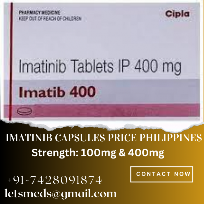 Buy Imatinib 100mg Capsules Lowest Price Philippines, UAE, USA