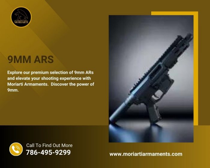 Experience the Perfect Fusion of Power and Precision with 9mm ARs