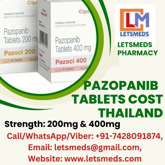 Buy Indian Pazopanib 200mg Tablets Cost Philippines, USA, UAE