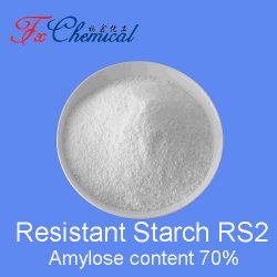 Food Grade Resistant Starch RS2 High Amylose Corn Starch Content 70% CAS 9005-25-8