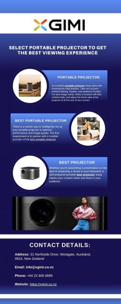 Select Portable Projector To Get The Best Viewing Experience