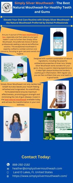 Simply Silver Mouthwash – The Best Natural Mouthwash for Healthy Teeth and Gums