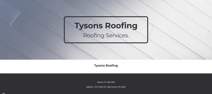 Roofing services near me Falls Church, VA