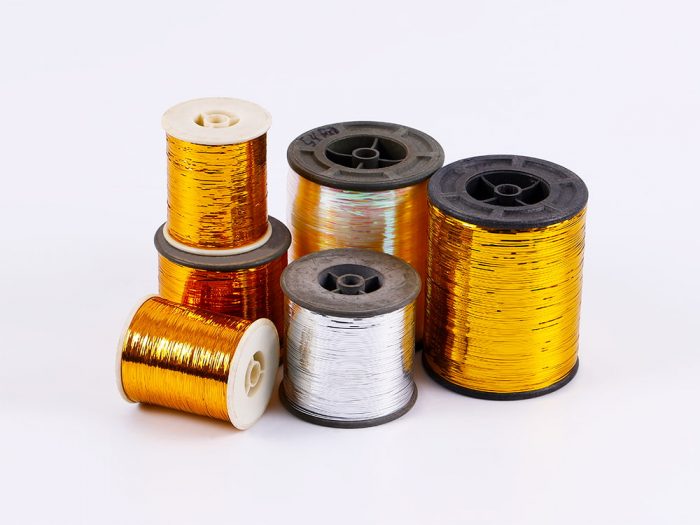 M type gold and silver flat silk thread clothing