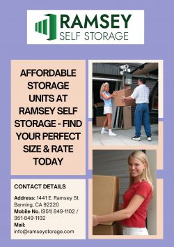 Affordable Storage Units At Ramsey Self Storage – Find Your Perfect Size & Rate Today