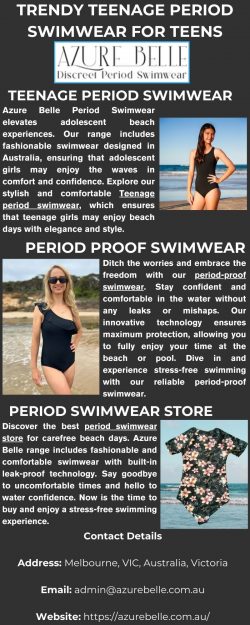 Best Teenage Period Swimwear For Periods