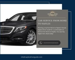 Car Service From Rome To Naples with professional drivers