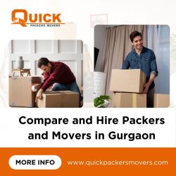 Compare and Hire Packers and Movers in Gurgaon