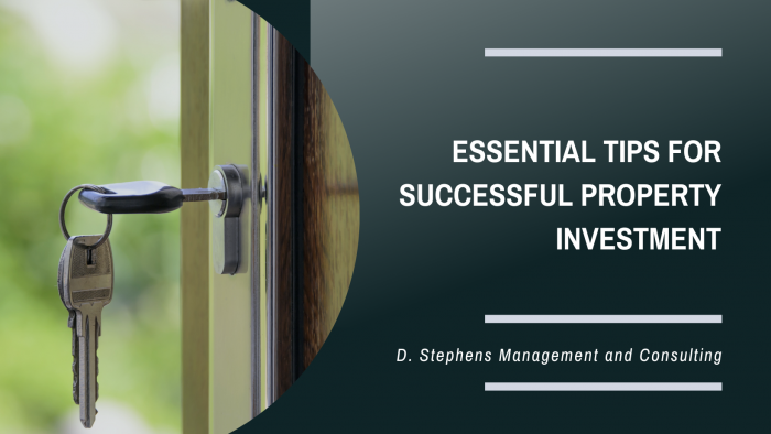 D. Stephens Management and Consulting | Essential Tips for Successful Property Investment