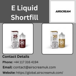 Premium E-Liquid Shortfills for a Flavorful Vaping Experience
