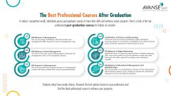 The Best Professional Courses After Graduation