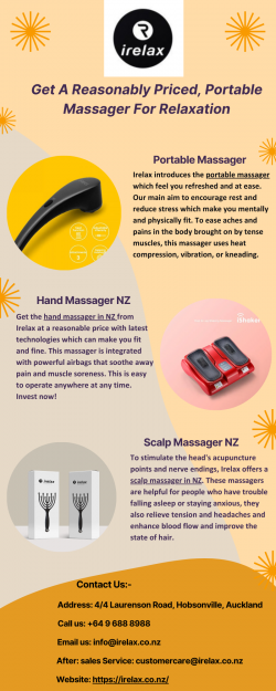 Use Portable Massager To Relax And Recharge Your Body